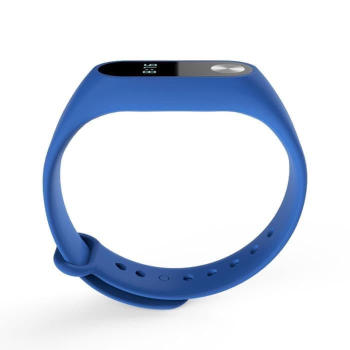 Tali Jam Silicon Strap Replacement Xiaomi MI Band 2 - blue