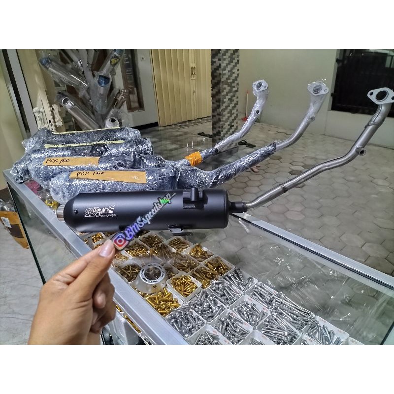 kenalpot copy CMS by ZRC ORIGINAL,PCX 150,PCX 160, VARIO 160