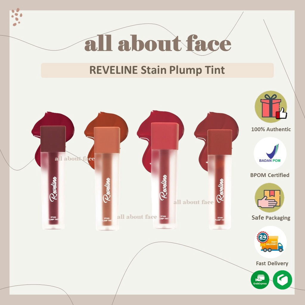 Jual REVELINE Stain Plump Tint ORIGINAL Reveline Lip Tint