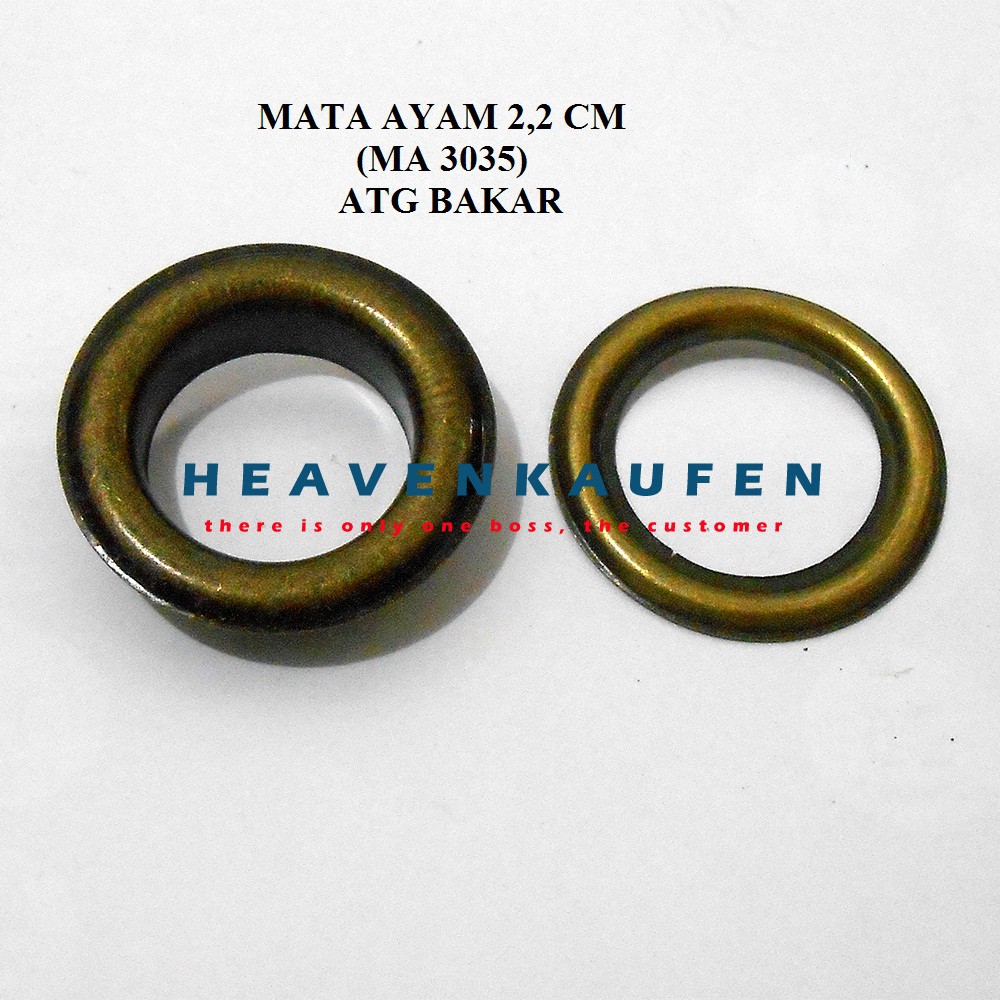 Mata Ayam / Eyelet Warna ATG Besar Diameter Lubang 2,2 cm (MA3035)