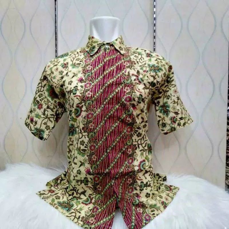 NEW REAL PICT KEMJA BATIK(HEM)/MODERN/KEKINIAN