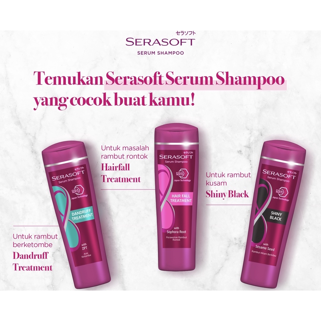 Serasoft Serum Shampoo Botol 170ML