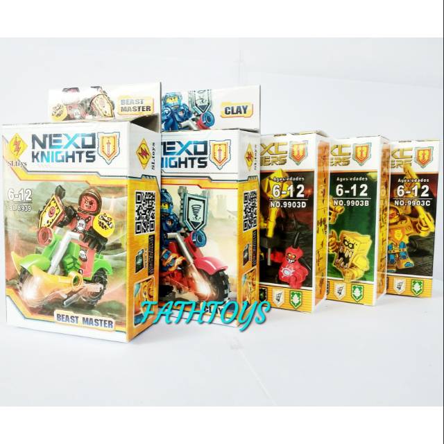 Mainan Lego Nexo Knight Bermotor / berkuda