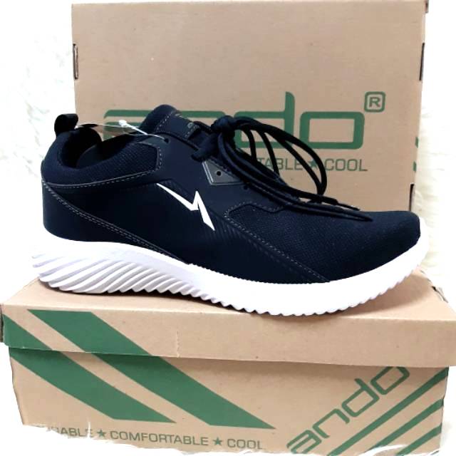 [COD] SEPATU ANDO ORIGINAL 39-43 SNEAKERS TALI SEPATU OLAHRAGA SEPATU SANTAI