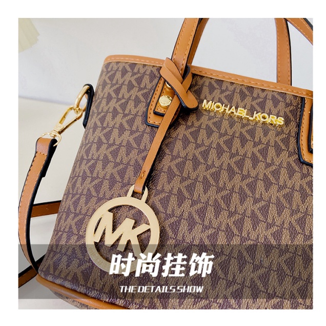 BJ64246 - BROWN/GRAY/WHITE - TAS SLEMPANG TOTEBAG HANDBAG WANITA FASHION IMPORT MODIS ELEGAN TERMURAH TERLARIS TERBARU BAGSTORE JAKARTA TAS BATAM ZC4246