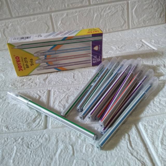 

JOYKO PEN LILIN/Bolpoin/pulpen/pena Joyko BP/Tris/0.7mm/SATUAN