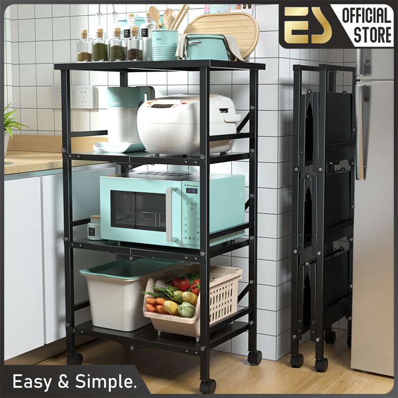 ES Rak Dapur Multi fungsi tanpa Instalasi Rak Penyimpanan ES Rak Dapur Multi fungsi tanpa Instalasi Rak Penyimpanan