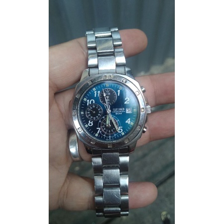 seiko 7t92 0CA0 military style second bekas original