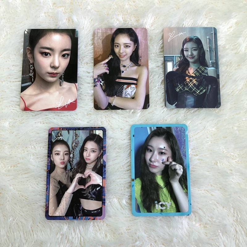 PHOTOCARD ITZY OFFICIAL LIA ICY, CHAERYEONG ICY, YUNA NOT SHY