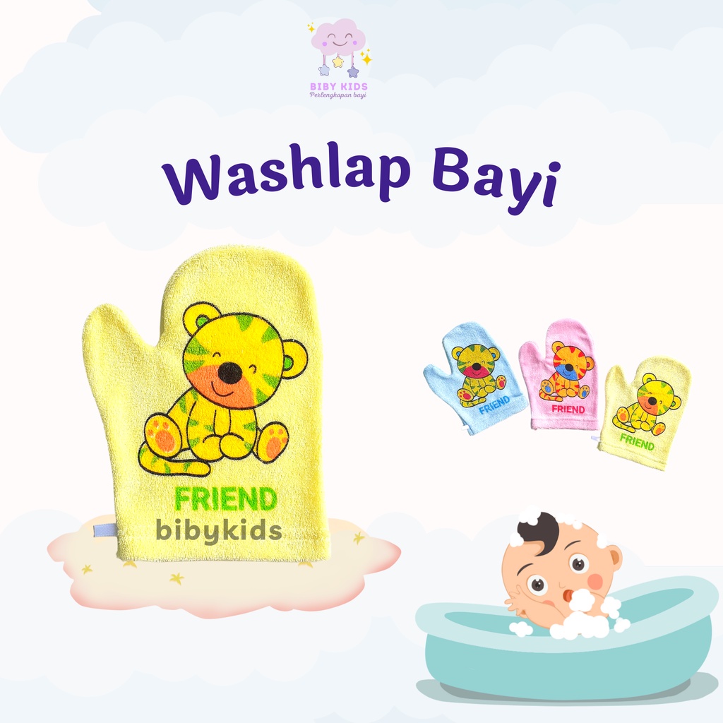 MURAH Washlap Bayi Tebal Washlap Jari Lembut Halus Washlap Jempol Handuk Mandi Anak Perlengkapan Mandi Baby Newborn