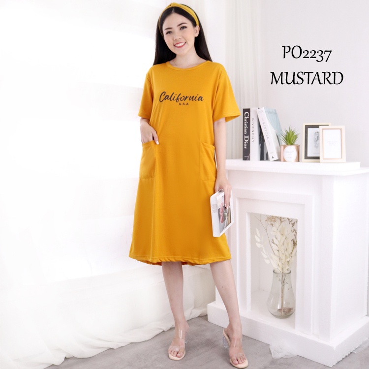 DRESS PENDEK WANITA LD110-DRESS SAKU