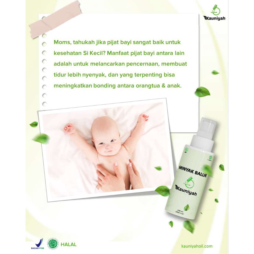 Minyak Balur Herbal Kauniyah Oil Natural Healing - Original Kemasan 100 ML