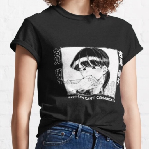 Tshirt Komi san Twintail Anime Manga Premium Unisex