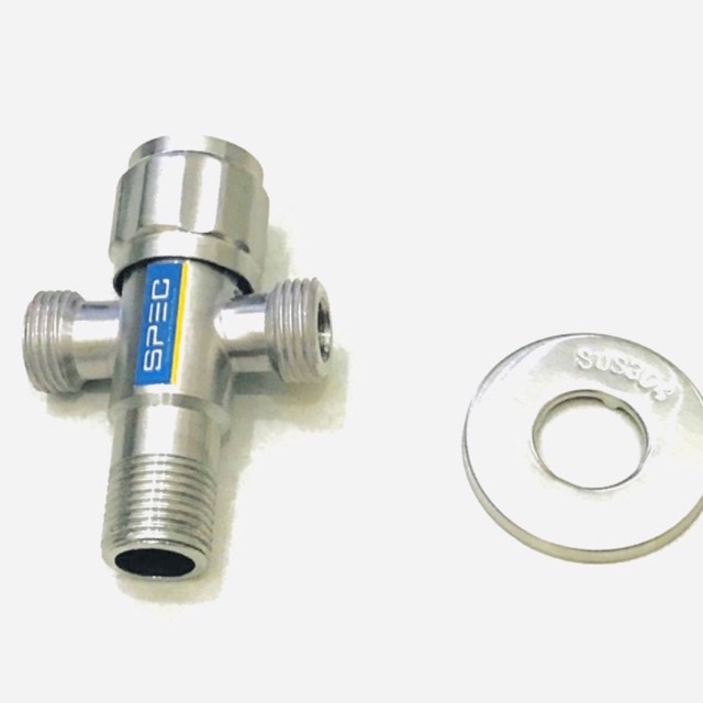 SPEC SP-1713-SS Kran Shower Cabang Keran Air / Stop Kran T / Stop Valve Stainless