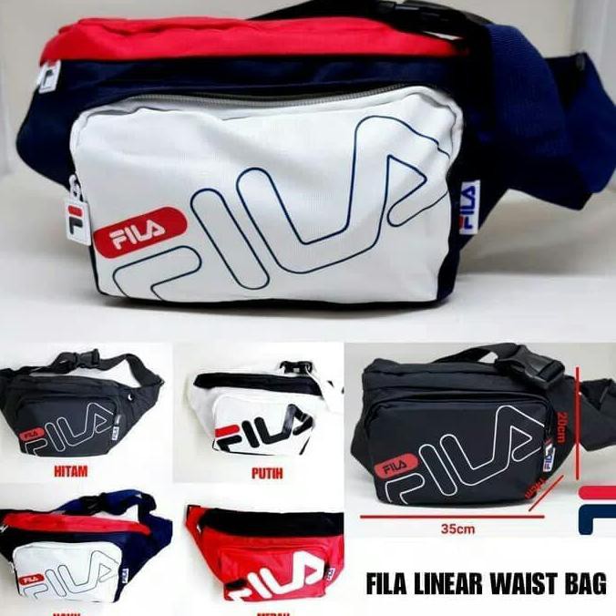Pengiriman Cepat dan tepat Tas Fila Waist Bag Selempang Fashion Grade Ori Premium Slempang ON SALE