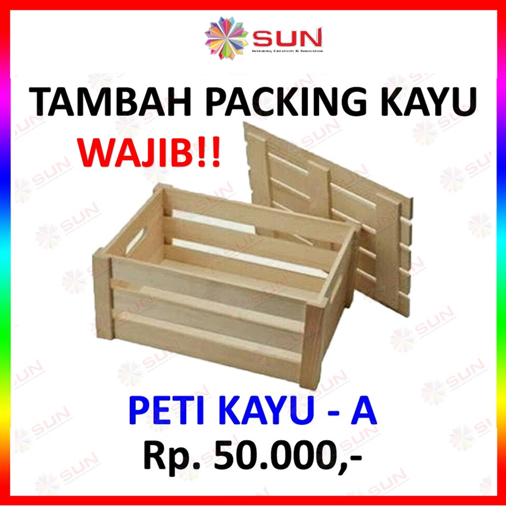 

Tambahan Packing Peti Kayu Tipe A - Rotary Paper Cutter Trimmer, laminator FM3510 FM3520