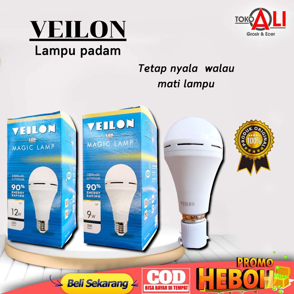 Jual Led Lampu Magic Emergency Veilon Lampu Padam Darurat Shopee