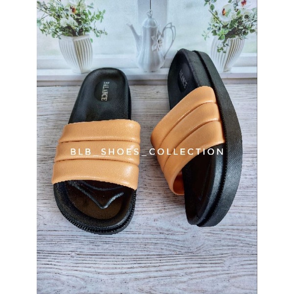 SANDAL SELOP WANITA KARET JELLY IMPORT TERBARU,SANDAL SELOP BALANCE JS1888 TRENDY