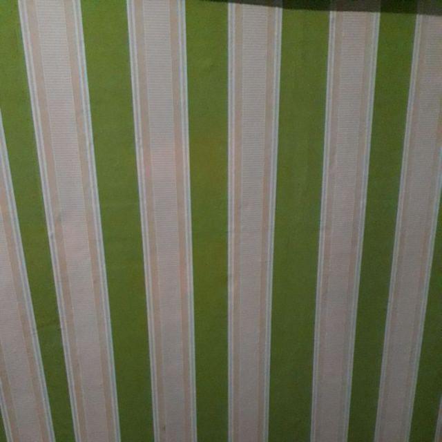 Wallpaper Stiker Dinding Salur Hijau Ukuran 45cm X10mtr