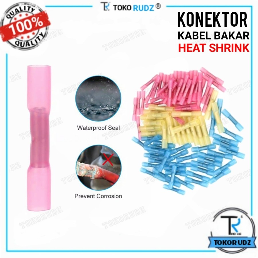 Konektor Kabel Heat Shrink Penyambung Isolasi Kabel Bakar Listrik