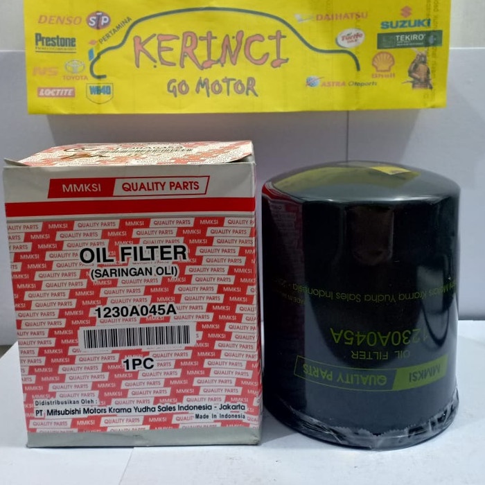 FILTER OLI ORI MITSUBISHI 1230A045A L-300 DIESEL - STRADA -L200 TRITON