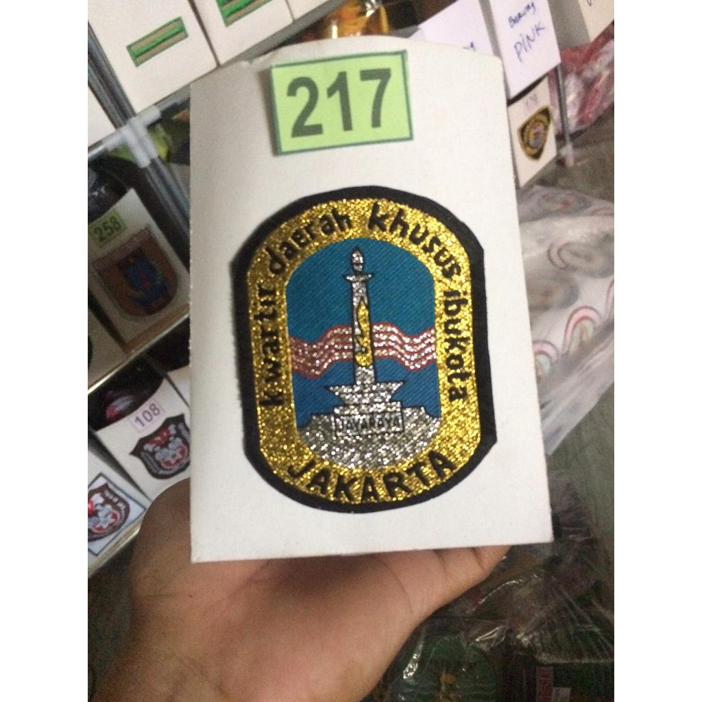 Badge Bet Pramuka Kwarda Khusus Ibu Kota Jakarta Woven