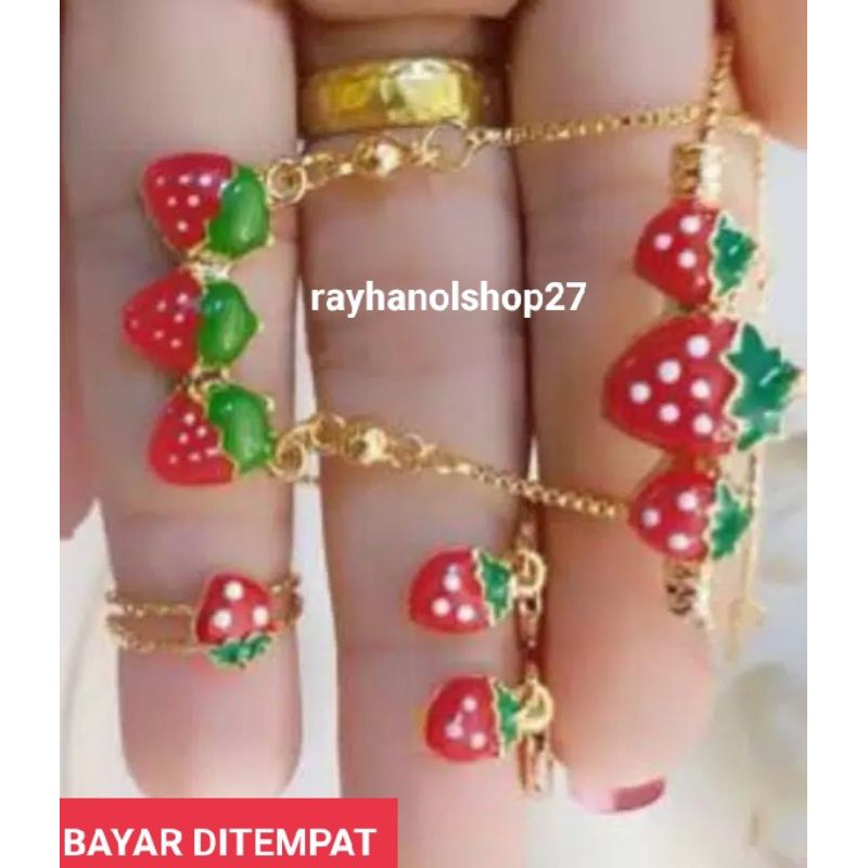 Set perhiasan anak anak Lapis Emas 24 K