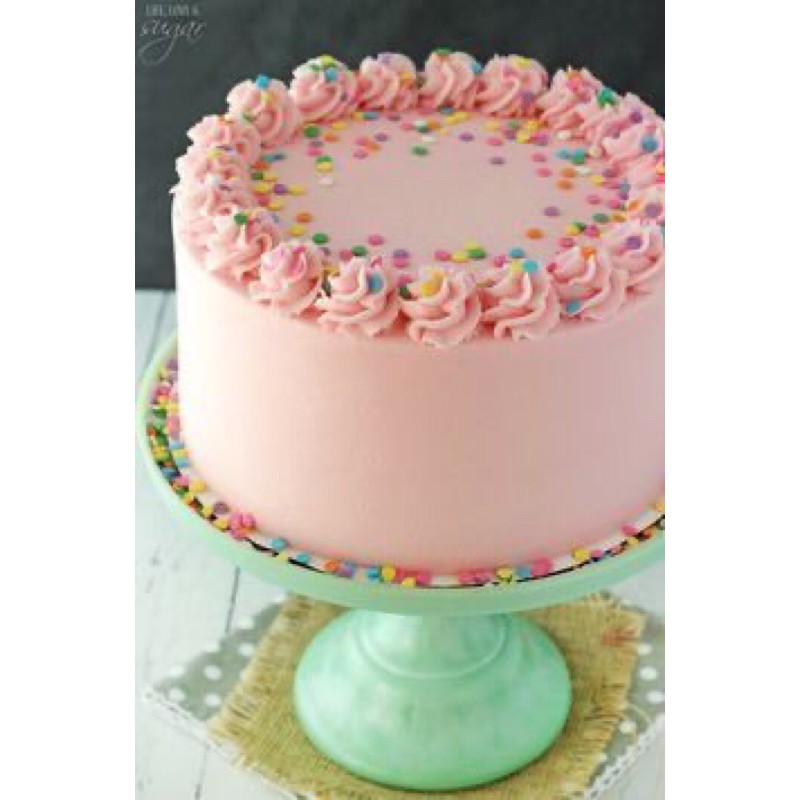 Buttercream Cake - Kue Ulang Tahun Murah - Korean Style Birthday Cake - Kue Tart Karakter