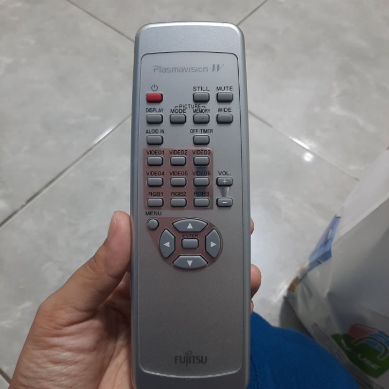 REMOTE REMOT FUJITSU PLASMAVISION P-RMS301-S ORIGINAL ASLI