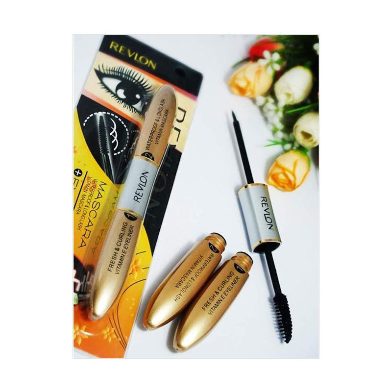 Jual MASCARA EYELINER REVLOON 2 IN 1 BLACK WATERPROOF MURAH BAYAR DI TEMPAT Shopee Indonesia