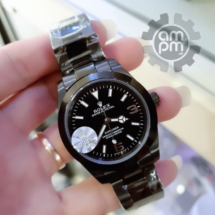 Suplier Jam Tangan Rolex Explorer Automatic Steel Black