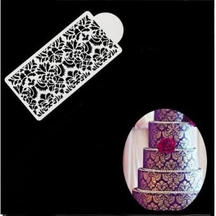 Cake Stencil - Border Lace 11x26.5cm