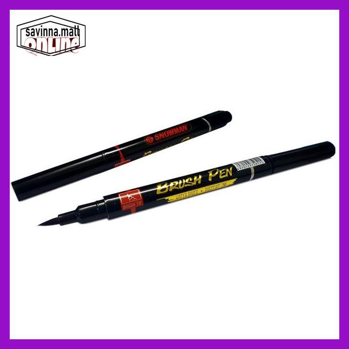 

U0Uo879- Snowman - Brush Pen ( Water Based - Dyestuff Ink ) Y7Ry688-