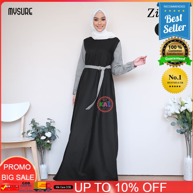 BAJU GAMIS TERBARU 2021/ BAJU MYSURE / SERAGAMANTerbaru dan terlaris gamis zivana by mysure gamis ad