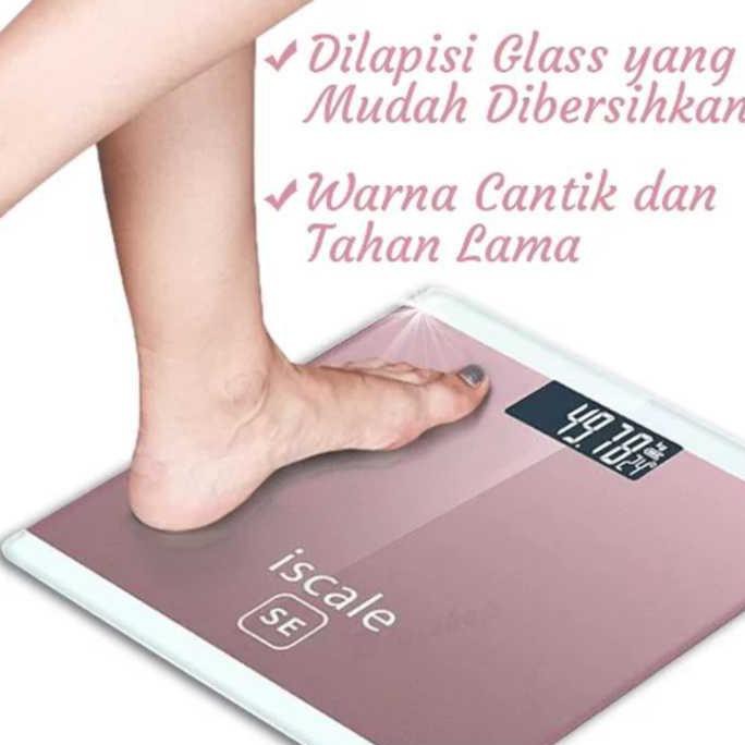Iscale SE Timbangan Badan Digital Scale LCD