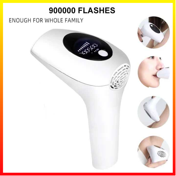 Laser Epilator Permanent Hair Removal Layar LCD 900000 Kedipan Flash Tingkat Energi Dapat Disesuaikan Lescolton IPL - 7CHX7QWH