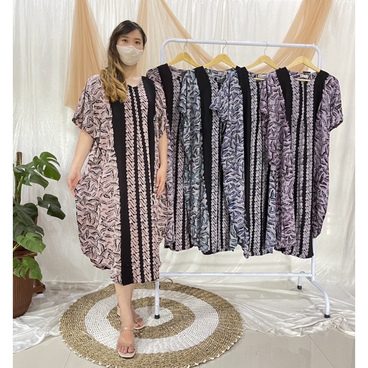 daster huza, daster kalong, dress batik, daster jumbo