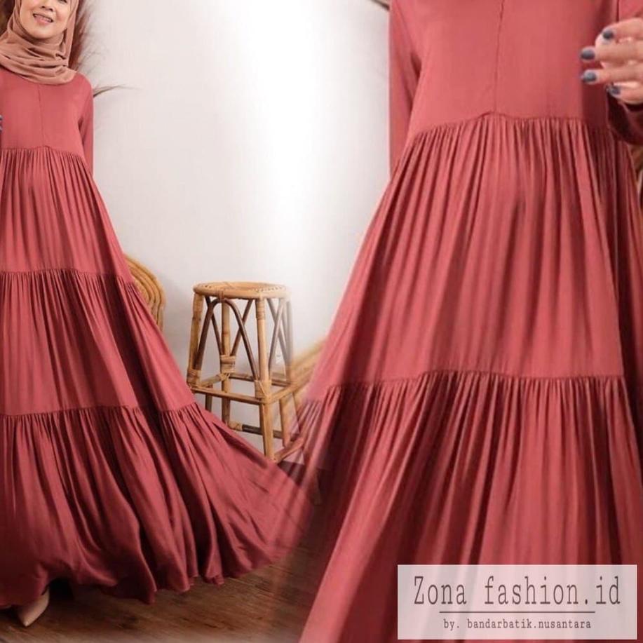 Home Dress Gamis Rayon Polos Ter Rayon Katun Super  경