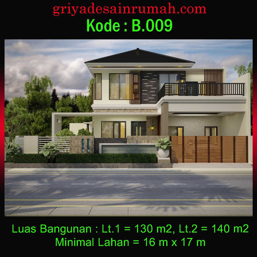 Jual Desain Rumah 2 Lantai 6 Kamar Tidur Minimalis Indonesia Shopee Indonesia