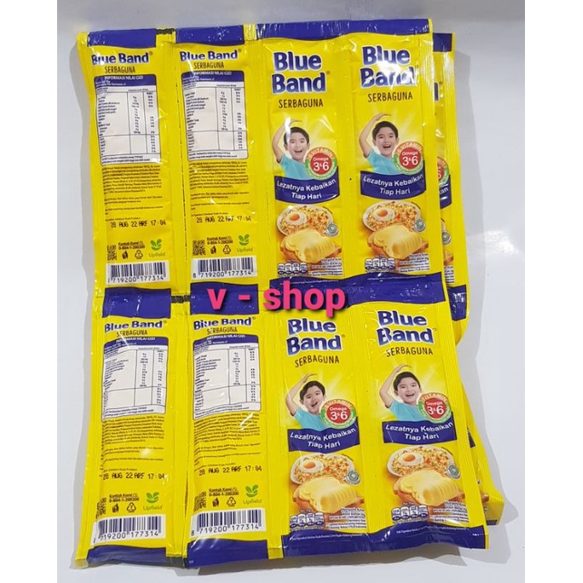 Jual Blue Band Sachet 20gr (3 sachet) Shopee Indonesia