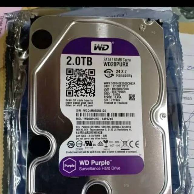 Harddisk data 2 tb & 4tb