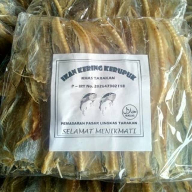 Ikan kering kerupuk tarakan