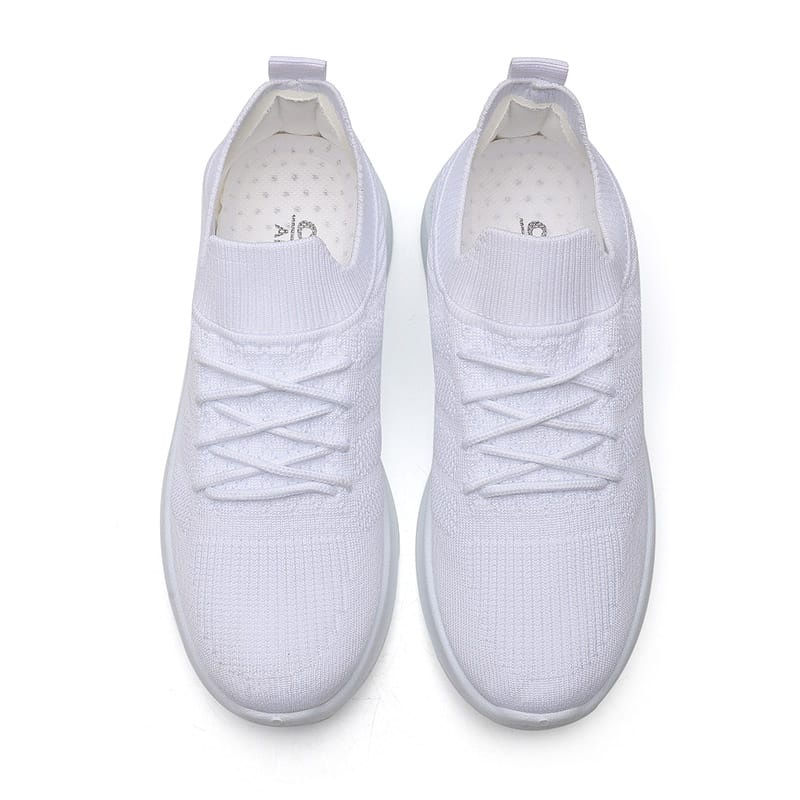 Sepatu Sneakers  Putih Wanita Sport Shoes Canvas Cewek Sepatu Olahraga - 101-P