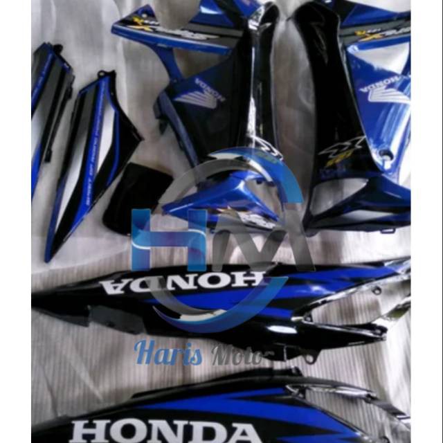PROMO TERMURAH Body, sayap supra x 125 old/lama, biru