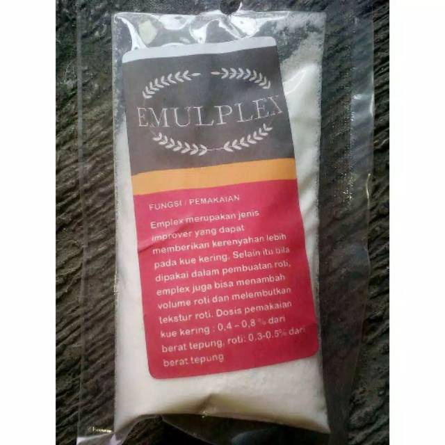 

50 gram Emulplex / emplex perenyah kue kering & pengembang roti