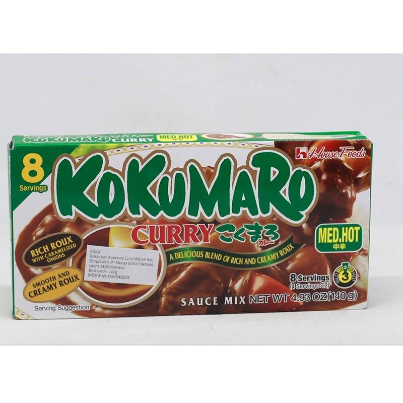 

KOKUMARO CURRY MEDIUM HOT SAUCE MIX 140 GR / SAUS KARI SEDIKIT PEDAS