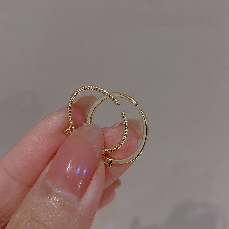 Cincin Jari Telunjuk Desain Hati Gaya Korea Untuk Wanita