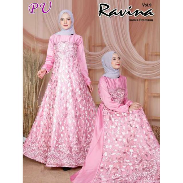 Ravina Maxy muslim gamis gamis wanita maxi dress muslim longdress muslim baju muslim wanita gaun ori