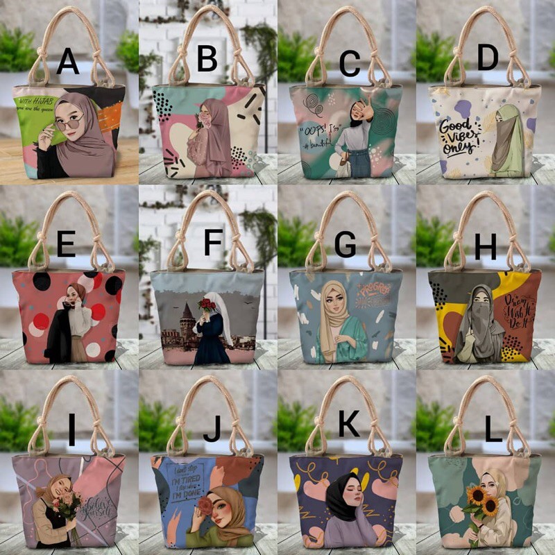 Tas tote bag Cewek