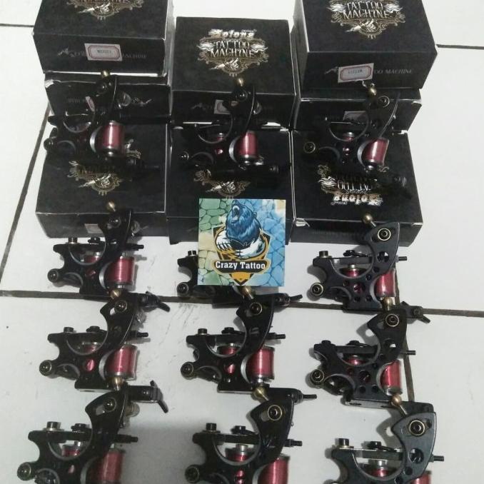 Mesin Tattoo Machine Coil Solong Iron Original Tato Liner Dan Shader